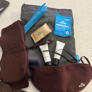2025 KLM First Class Travel Amenity Kit